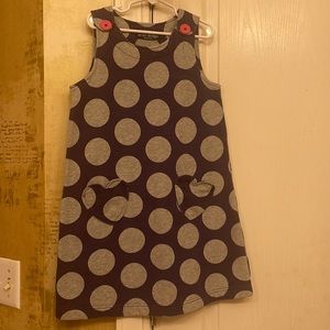 Mini Boden girl dress size 7-8 GUC.